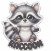 RAKCOON - KINDERZIMMER STICKER (Vorderseite)