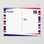 Rake News Trump Spaß Anti Donald Trump Postkarte (Rückseite)