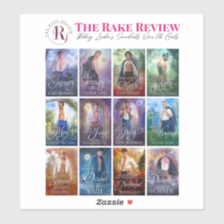 Rake Review 8" x 8" Aufkleberblatt Aufkleber