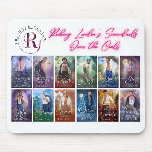 Rake Review Mousepad - weiß (Vorne)