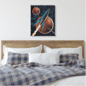 Rakete #123 leinwanddruck (Insitu (Schlafzimmer))