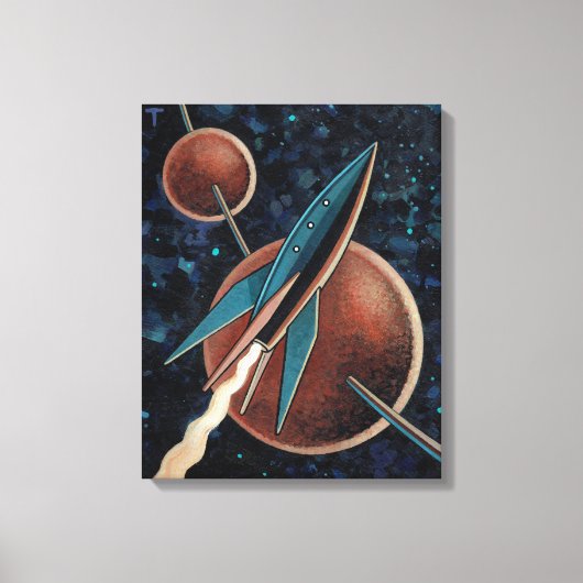 Rakete #123 leinwanddruck (Vorderseite)
