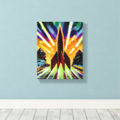 Rakete #25 leinwanddruck (Insitu (Holzboden))