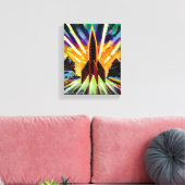 Rakete #25 leinwanddruck (Insitu (Wohnzimmer))