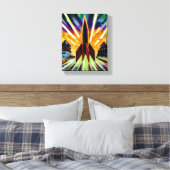 Rakete #25 leinwanddruck (Insitu (Schlafzimmer))