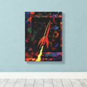 Rakete #52 leinwanddruck (Insitu (Holzboden))