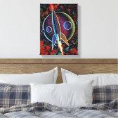 Rakete #54 leinwanddruck (Insitu (Schlafzimmer))