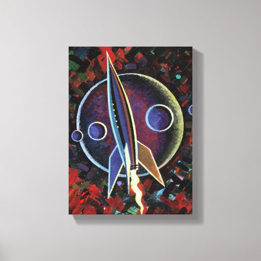 Rakete #54 leinwanddruck (Vorderseite)