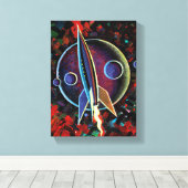 Rakete #54 leinwanddruck (Insitu (Holzboden))