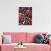 Rakete #55 leinwanddruck (Insitu (Wohnzimmer))