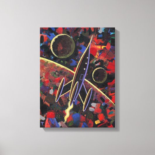 Rakete #55 leinwanddruck (Vorderseite)