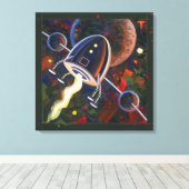 Rakete #76 leinwanddruck (Insitu (Holzboden))