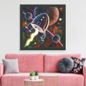 Rakete #76 leinwanddruck (Insitu (Wohnzimmer))