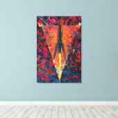 Rakete #95 leinwanddruck (Insitu (Holzboden))