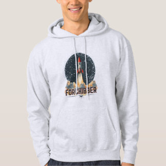 Rakete auf die Sterne Hoodie