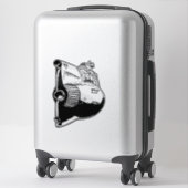 Rakete Aufkleber (Koffer)