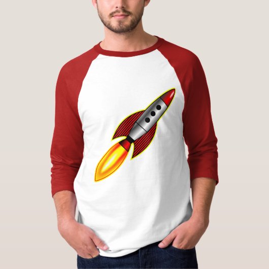 Rakete - Benutzerdefiniert T-Shirt (Vorderseite)