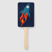 Rakete Fächer (Rückseite)
