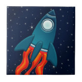 Rakete Fliese (Vorderseite)