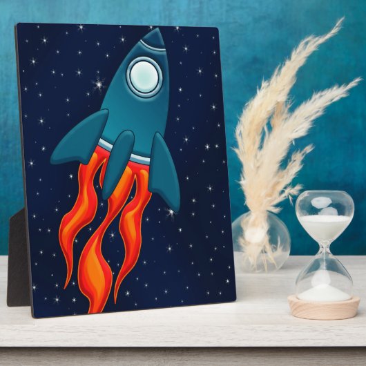 Rakete Fotoplatte (Seite)