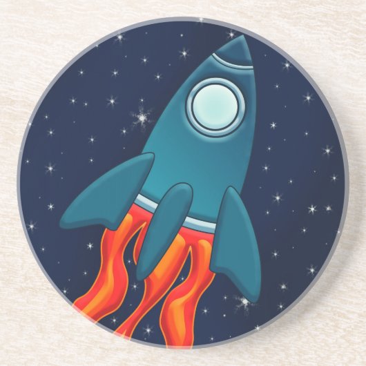 Rakete Getränkeuntersetzer (Vorne)