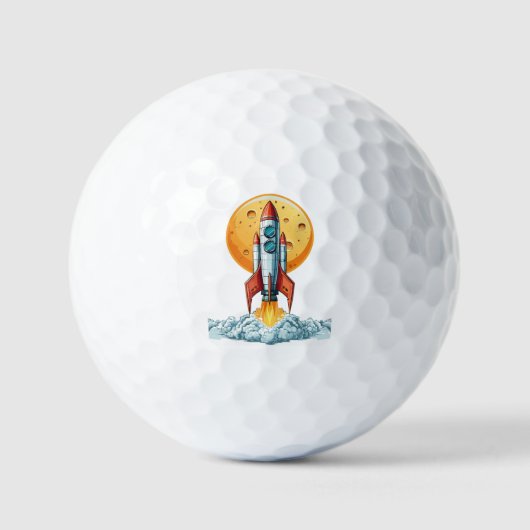 Rakete Golfball (Vorderseite)