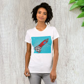 Rakete im Weltraum - T - Shirt