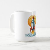 Rakete Kaffeetasse (Vorderseite Links)