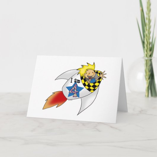 Rakete Karte (Vorderseite)