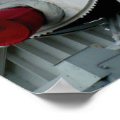 Rakete, Kennedy Space Center, Florida Poster (Ecke)