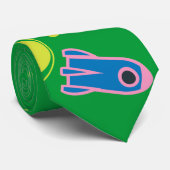 Rakete Krawatte (Gerollt)