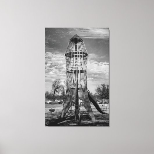 Rakete Leinwanddruck (Vorderseite)