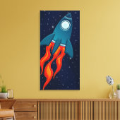 Rakete Leinwanddruck (Insitu (Wohnzimmer))