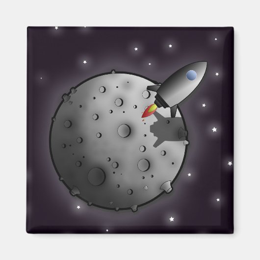 Rakete Magnet (Vorne)