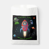 Rakete mit Foto | UFO Birthday Astronaut Alien Geschenktütchen (Vorderseite)