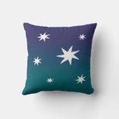 Rakete mit Sternen 2 | personalisierbares Kissen (Rückseite)