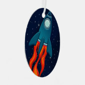 Rakete Ornament Aus Metall (Vorderseite Rechts)