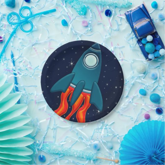 Rakete Pappteller (Party)