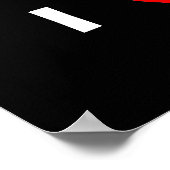 Rakete Poster (Ecke)