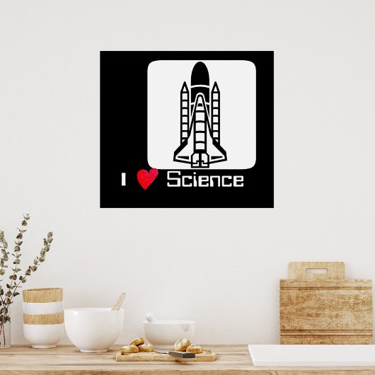 Rakete Poster (Küche)