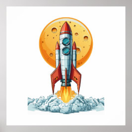 Rakete Poster