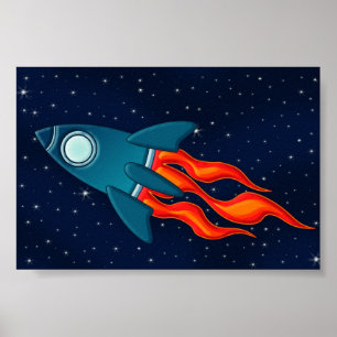 Rakete Poster