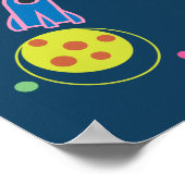 Rakete Poster (Ecke)