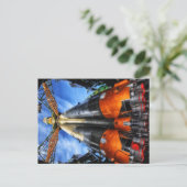 Rakete Postkarte (Stehend Vorderseite)