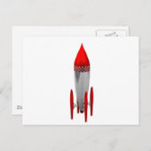 Rakete Postkarte (Vorne/Hinten)