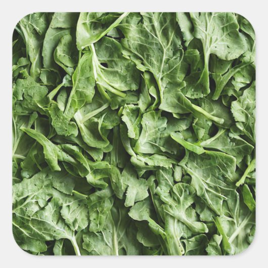 Rakete Quadratischer Aufkleber (Vorderseite)