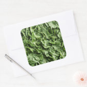 Rakete Quadratischer Aufkleber (Umschlag)