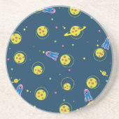 Rakete Sandstein Untersetzer (Vorne)