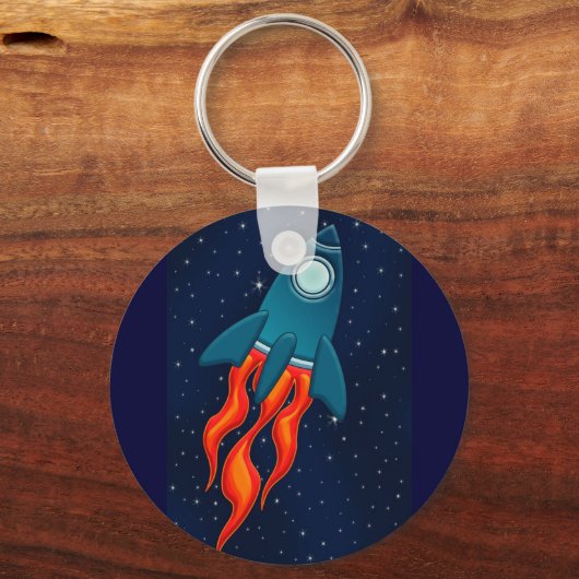 Rakete Schlüsselanhänger (Vorderseite)