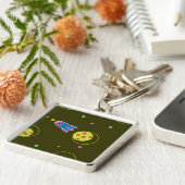 Rakete Schlüsselanhänger (Seite)